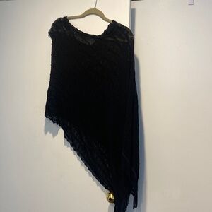 Cotton emporium lace poncho